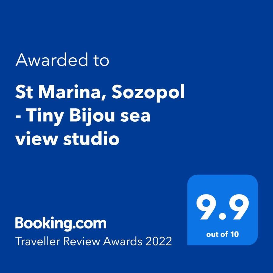 Tiny Bijou Sea View Studio - Santa Marina - 소조폴 외부 사진